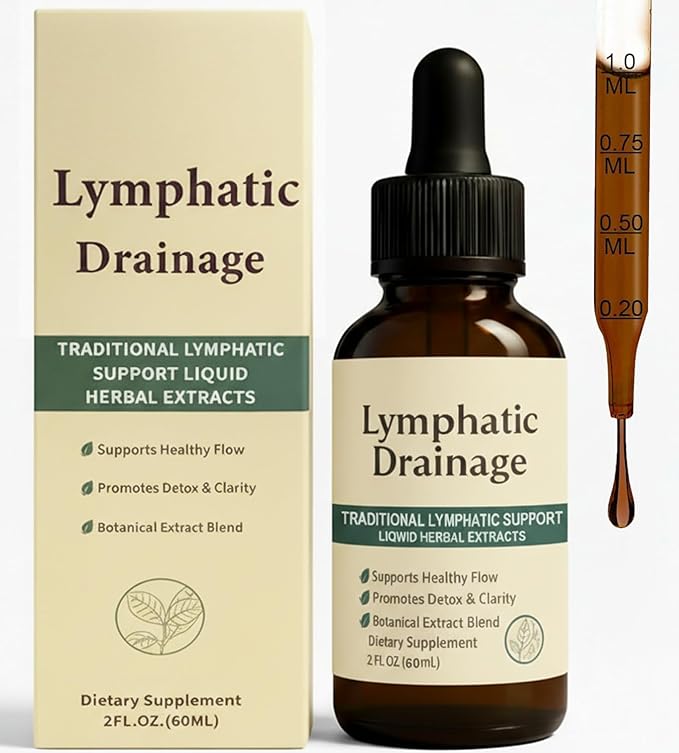 Lymphatic Drainage Drops1200mg Herbal BlendNatural Herbal BlendsSupport Overall VitalityVegan &amp Non-GMO2 fl oz