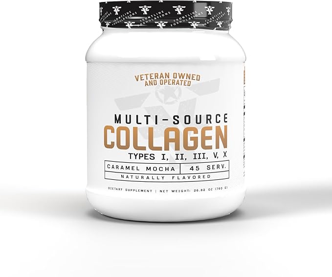 Multi-Source Collagen Promotes Hair Skin and Nail Health (Caramel Mocha)