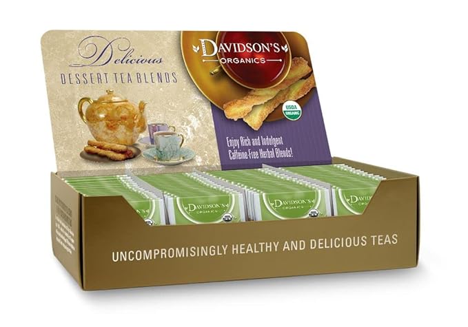 Davidson's Organics Raspberry Cream Caramel 100-count Individually Wrapped Tea Bags