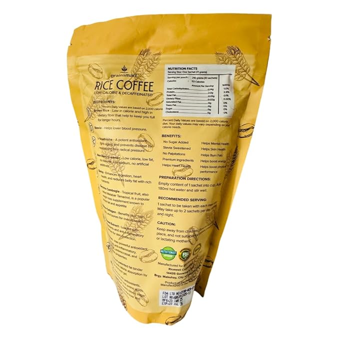 2-Pack Grainsmart Brown Rice Coffee 20 Sachets x 21g