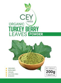 Turkey Berry Leaves Powder - 100% Pure OrganicTea Dried Leaf Powder for Culinary and Herbal Uses