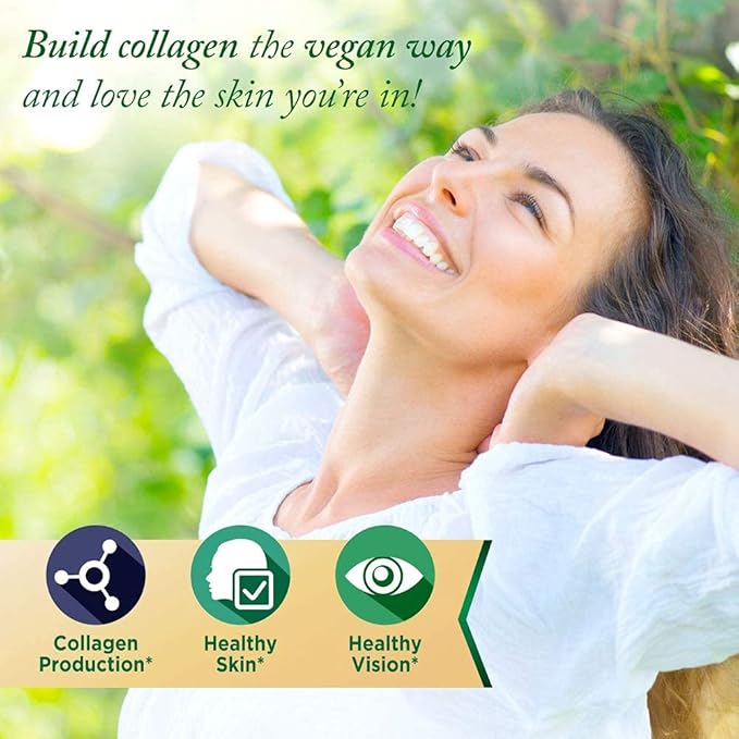 Purity Products Vegan Collagen Builder + Advanced D Bundle Organic Fruits + Vegetables Vitamin D3 K2 (Menaquinone MK-7 MK-4) Vitamin C Lutein Biotin - 30 Servings