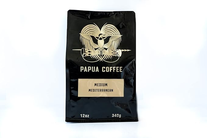 Papua Mediterranean Medium Roast Coffee (12oz)