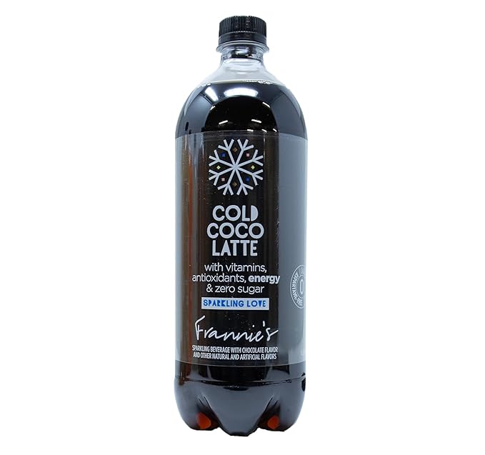 AmishTastes Frannie’s Sparkling Sodas Variety Pack (Black Cherry Cold Coco Latte Lemonade Very Vanilla) 135 Oz.