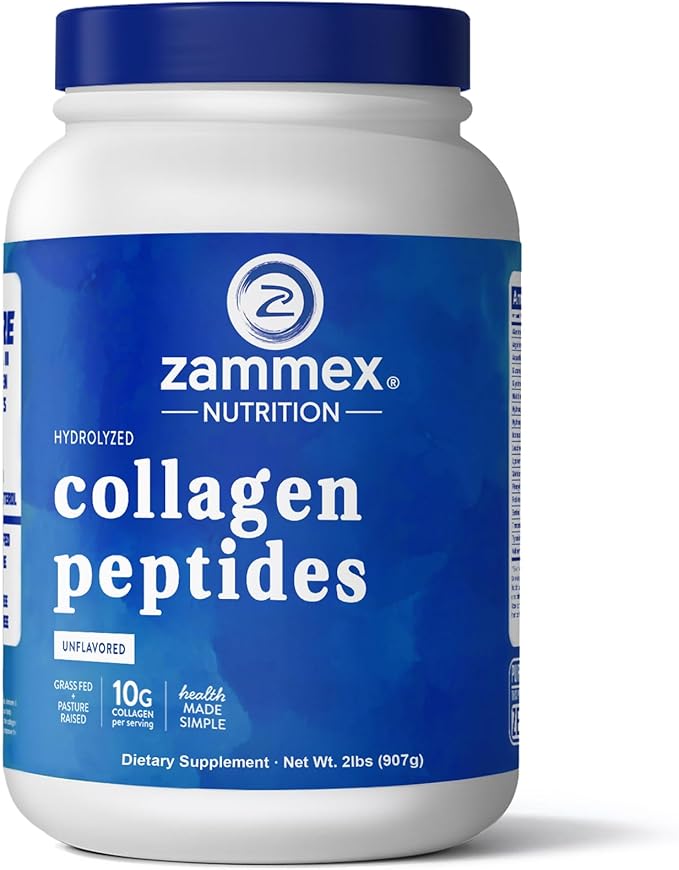 Zammex Collagen Peptides Powder Unflavored 60+90 Servings