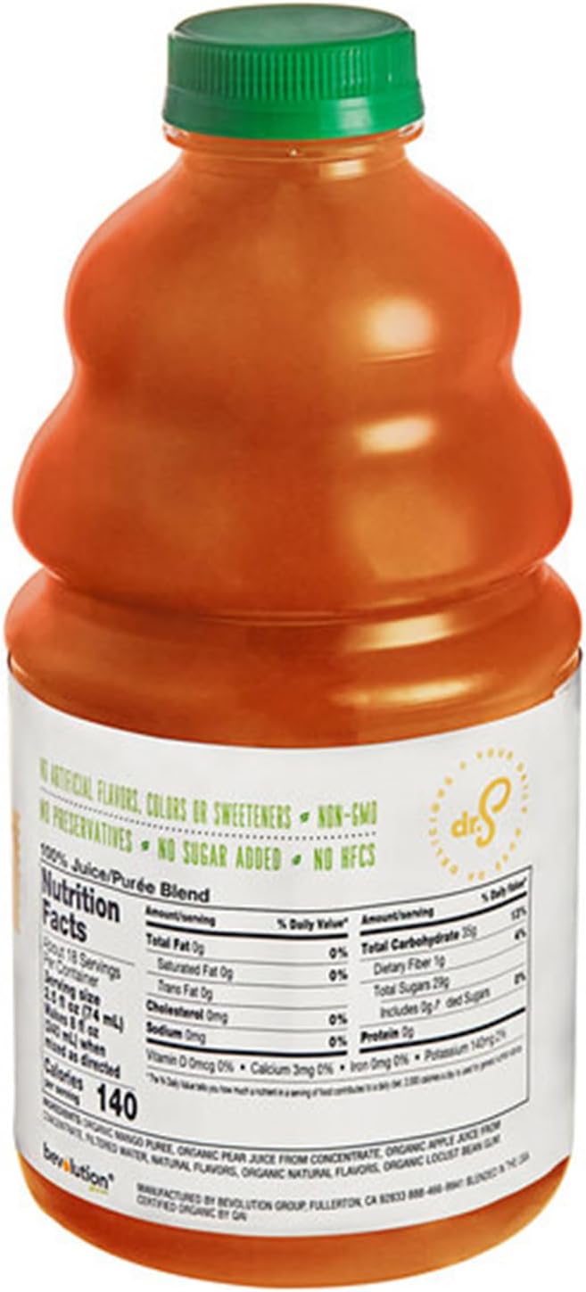 Organic Mango Fruit Smoothie Mix 46 fl. oz. WS-103DRORGMANG-NPF
