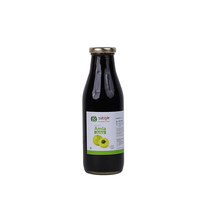 S Siddhagiri's SATVYK THE HEALTH re STORE Organic Amla Juice 500ml (17.63 OZ)