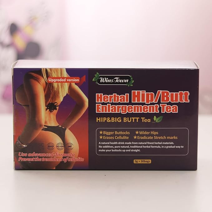 Wins Town Hip and Big Butt Tea Mention Buttocks Herbal Supplements Enhancement Firming and attractive 30 Tea Bags