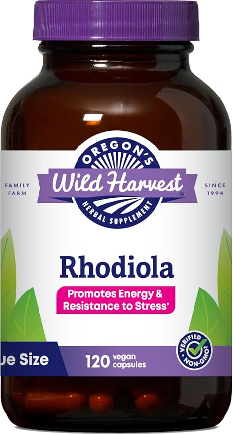 Oregon's Wild Harvest Rhodiola Supplement (120)