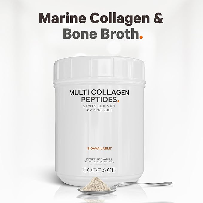 Codeage - Multi Collagen Protein + Women’s Daily Multivitamin Bundle