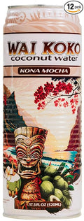 Wai Koko Coconut Water - KONA MOCHA 17.5 fl oz (12pk)