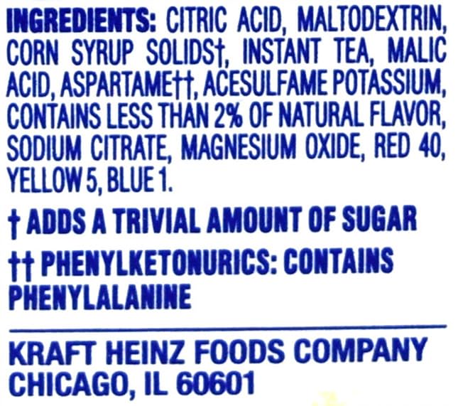 Crystal Light Raspberry Iced Tea Drink Mix 12-Quart 1.6-Ounce Canister (Pack Of 7)
