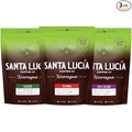 Santa Lucia Coffee - Specialty Nicaraguan Coffee Sampler Pack - Light Medium &amp Dark Roast - Low Acid 91 Point SHG Small Batch Roasted 100% Single-Origin Ground Coffee 3 Bags (12oz Each)