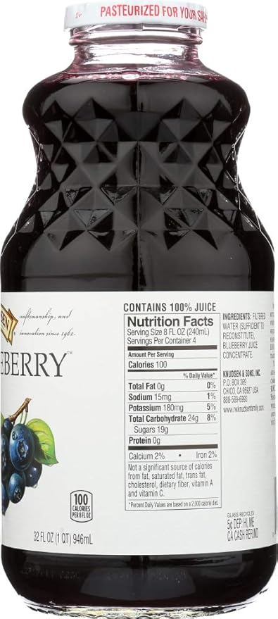 R.W. Knudsen Family Just Blueberry 48x 32OZ
