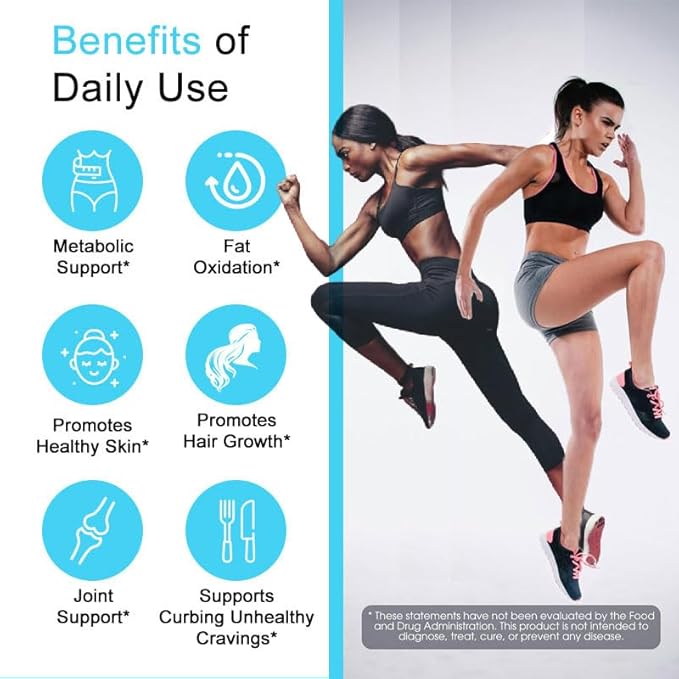 Multi Collagen Burn Powder–Metabolism&ampBody Composition Support–Types I/II/III/V/X–L-Carnitine+Green Tea Extract–Skin Joints&ampMuscle Support–30 Servings