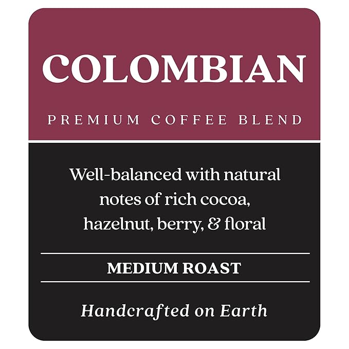 Copper Moon Medium Roast Whole Bean Coffee Colombian Blend 5 Lb