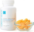 Consult Health Joint Solution Advanced Total Joint Health Dietary Supplement for Relief Curcumin C3 Complex Turmeric for Maximum Flexibility UC Type II Collagen Hyaluronic Acid 30 Capsules