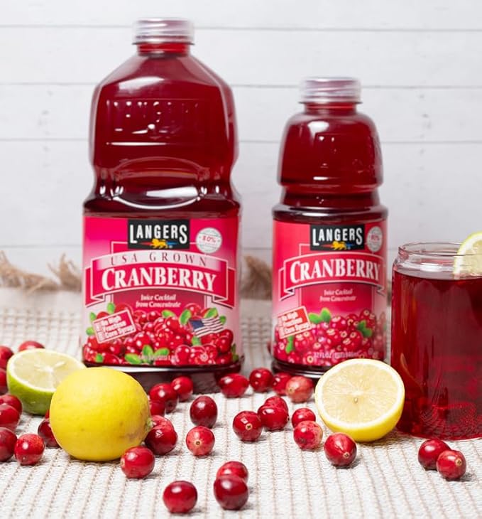 Langers Cranberry Juice Cocktail 32 Fl Oz (Pack of 12)