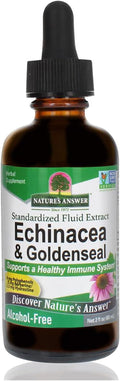 Nature's Answer Enchinacea &amp Goldseal | Supports a Healthy Immune System | Super Concentrated Pure Extract | Alcohol-Free Gluten-Free Vegan &amp Kosher Certified 2oz