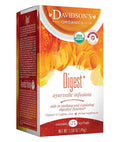 Davidson's Organics Ayurvedic Infusions Digest 25-count Tea Bags Pack of 6