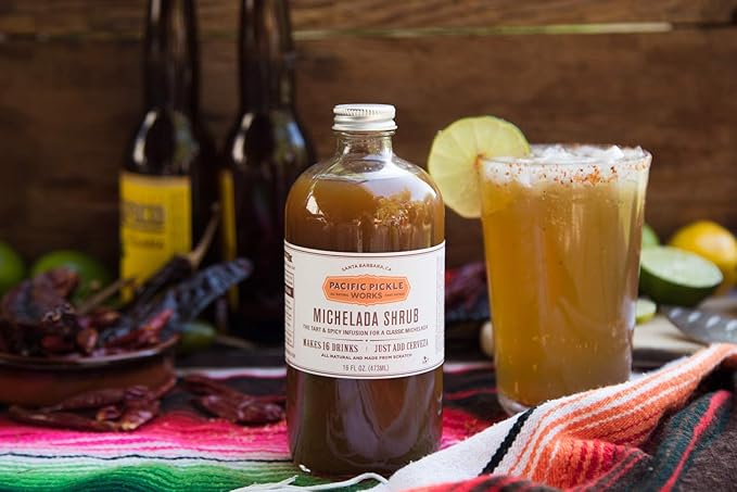 Michelada Shrub (2-pack) - Tart &amp spicy beer mixer 16oz