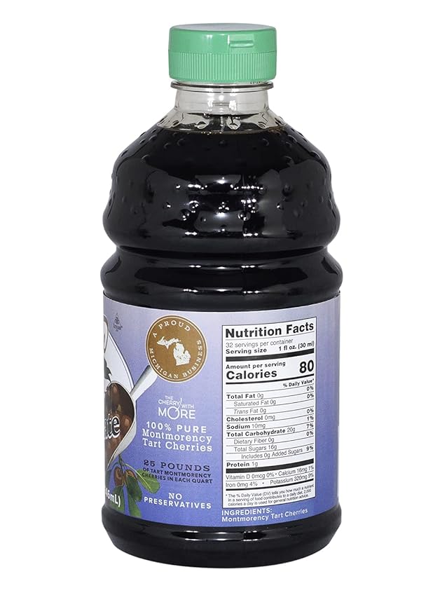Nature Blessed 100% Pure Tart Cherry Concentrate 4 Quarts