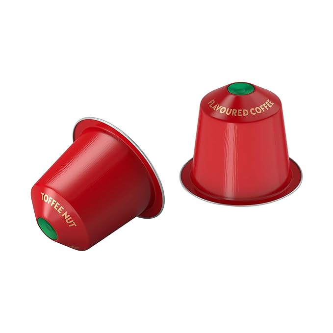 STARBUCKS Toffee Nut Flavoured Coffee Capsules by Nespresso Blonde Roast Coffee x10 (Pack of 6 Total 60 Capsules)