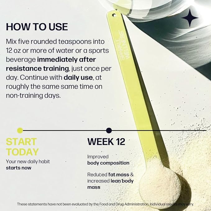 Sparkle Wellness Muscle Boost (Orange) [30-Serves] | Collagen Supplement Powder with Hydrolyzed BODYBALANCE Collagen Peptides &amp Buffered Vitamin C | Improves Body Composition