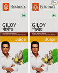 Krishna's Herbal &amp Ayurveda Geloy Juice - 500 Ml (Pack of 2)