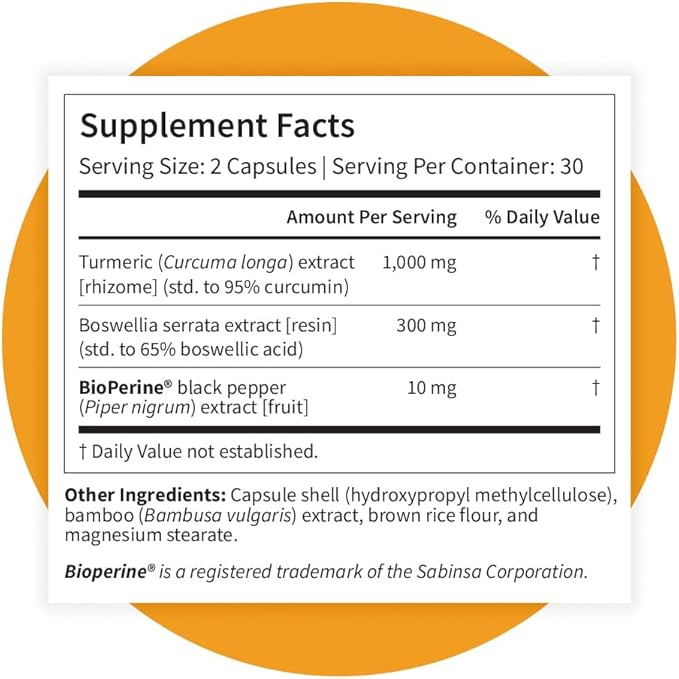 Pattern Wellness Turmeric Curcumin – 95% Curcuminoids with BioPerine® Black Pepper – Supports Joint Cognitive &amp Immune Health – Non-GMO Gluten Free – 180 Capsules