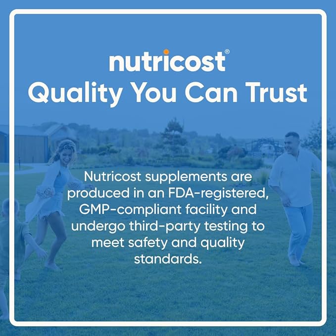 Nutricost N-Acetyl L-Cysteine (NAC) 600mg 180 Capsules - Non-GMO Gluten Free (Pack of 2)