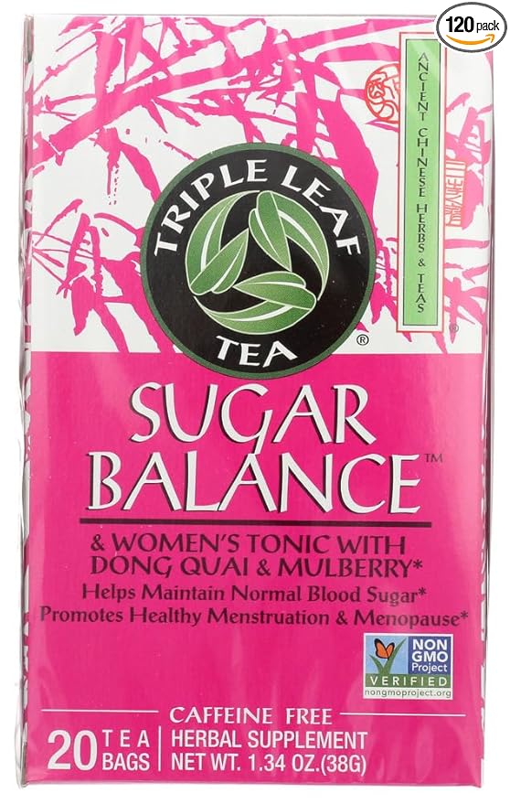 Sugar Balance Women's Tonic Tea 20 Tea Bags (Pack of 6)
