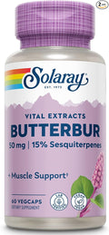Solaray Butterbur Extract 50 mg 60 Veg caps (Pack of 2)