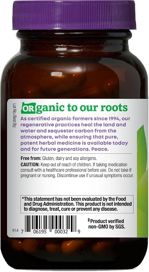 Oregon's Wild Harvest Certified Organic Garlic Capsules Non-GMO 1575 MGS 90 Count