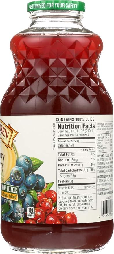 2 Savers Package:R.W. Knudsen Family Cranberry BluBerry (12x32OZ )