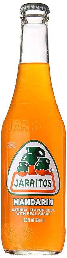 Jarritos Mexican Soft Soda Drink Grapefruit Mandarin Lime - Variety Pack 12.5oz Glass Bottle Pack of 12