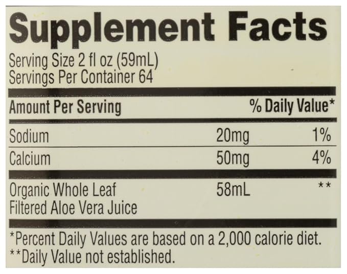 365 by Whole Foods Market Organic Whole Leaf Aloe Vera Juice 128 Fl Oz