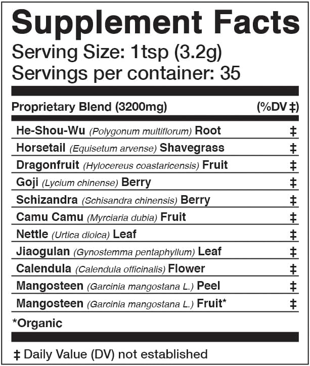 Anima Mundi Apothecary Vegan Collagen Booster Powder Superfruit Bliss - Beauty Supplement for Skin Hair &amp Nails - Collagen Support Powder for Glowing Skin - Easy Drink Mix-in (5oz)