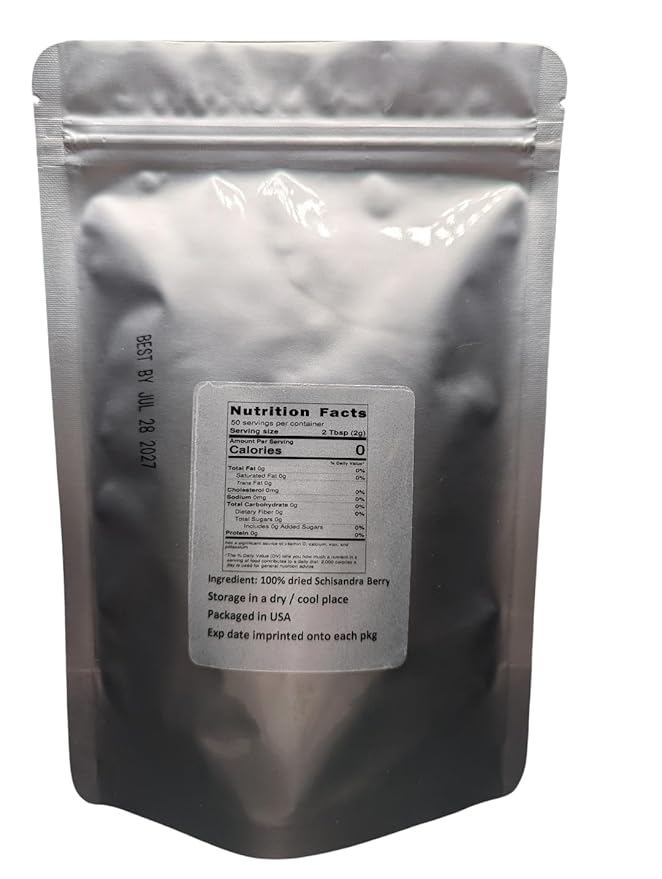 Schisandra Berry - NEW CROP Schisandra chinensis Dried Loose Berry from 100% Nature (16 oz (1.0 lbs))