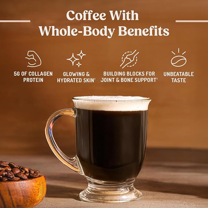 Bulletproof Coffee + Collagen Single-Serve Coffee Pods 24 Count Clean Coffee Tested for Toxins