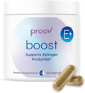Proov - Boost Supplement for Women - Promotes Estrogen Production - Fertility &amp Menopausal Support for Women - Hormonal Balance - Evening Primrose Oil Red Clover Dong Quai Black Cohosh - 30 Caps
