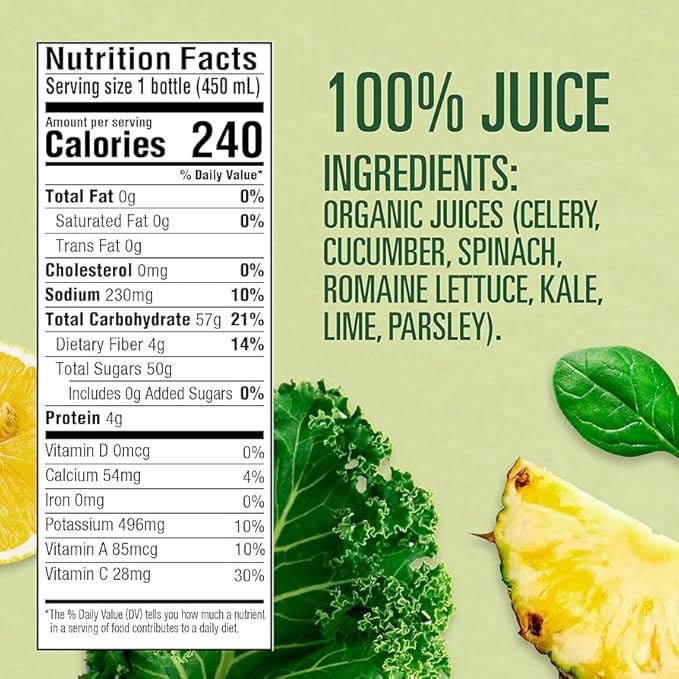 Evolution Fresh Super Green Smoothie 15.2 Fluid Ounce - 6 per case.