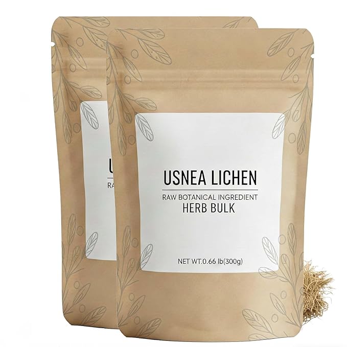 Usnea Lichen Herb Bulk OrganicUsnea Lichen Whole Dried HerbWild-Crafted Botanical Material for Homemade TeaCrafts Herbal Research (2)