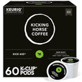 Kicking Horse Coffee Kick Ass Single Serve Keurig K-Cup Pods Dark Roast Coffee 60-Count Box