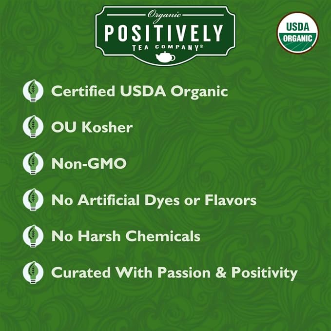 Organic Positively Tea Company Irish Breakfast Black Tea Loose Leaf 16 Ounce