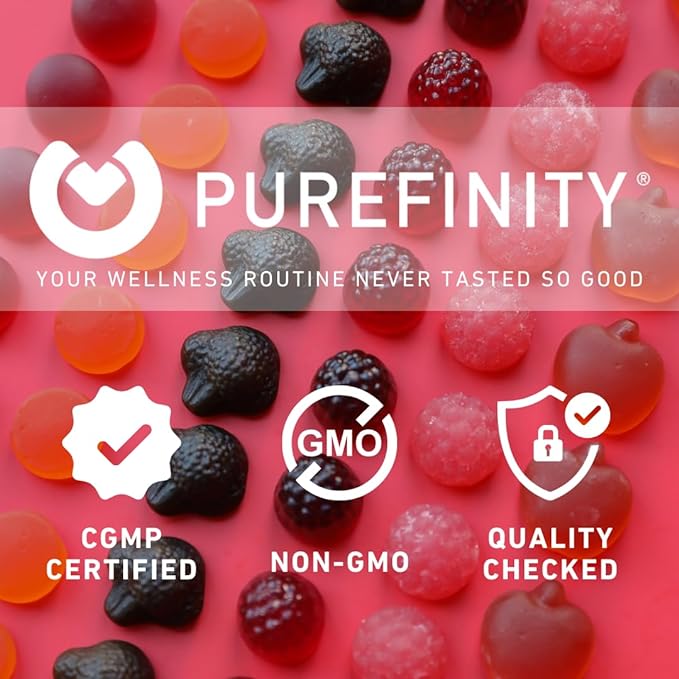 PUREFINITY Tart Cherry Capsules – Uric Acid Flush &amp Cleanse to Support Joint &amp Muscle Comfort with 3000 mg Raw Extract Non-GMO Gluten Free Vegan – 180 Count (6 Month Supply)