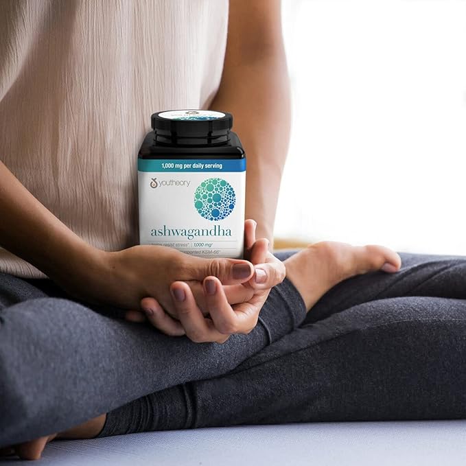 Organic KSM-66 Ashwagandha Vegetarian Supplements 150 Capsules 1000mg per Daily ServingHelp Support A Healthy Stress Response