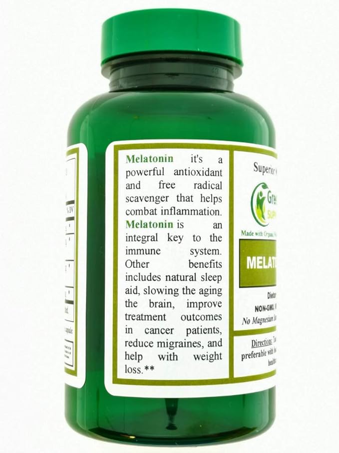 Green Organic Supplements Melatonin Super (Pack of 1)