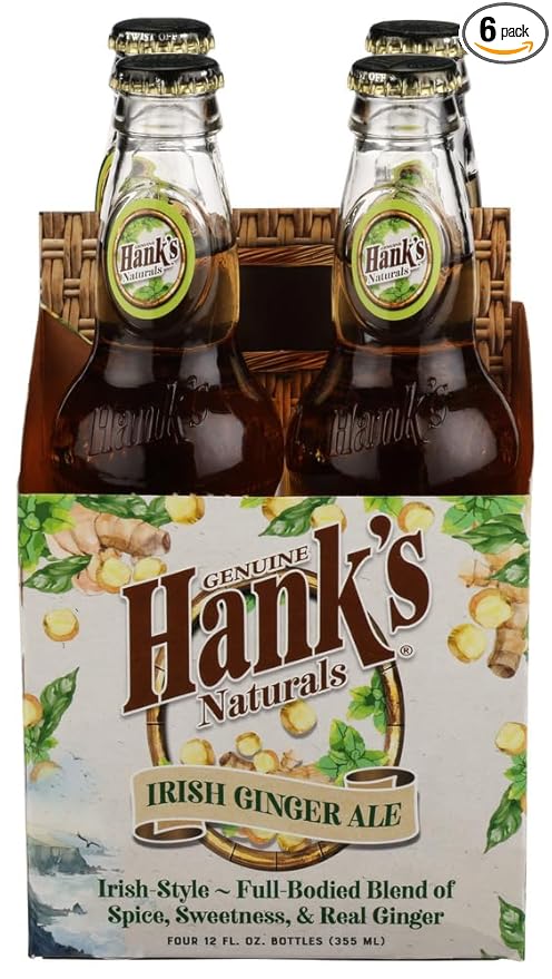 Hank's Irish Ginger Ale Soda 48 fl oz (Pack of 6)