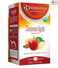 Davidson's Organics Cinnamon Apple 25-count Tea Bags Pack of 6